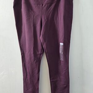Liz Claiborne Purple Leggings Slim Fit Stretch